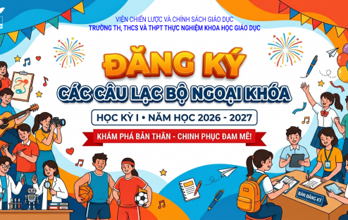 THÔNG BÁO TUYỂN SINH CLB NGOẠI KHÓA HỌC KÌ I NĂM HỌC 2026 - 2027
